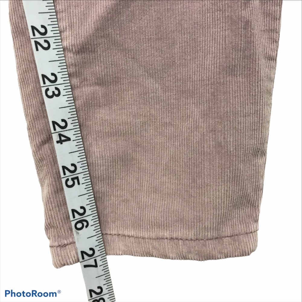 WE THE FREE Eomens 28 Button Fly Straight Ankle Pant Light Pink Corduroy - Picture 7 of 11